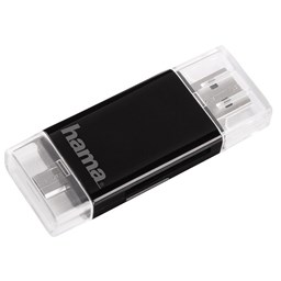 Zeige Details für Hama USB 2.0 OTG Card Reader SD/microSD für Smartphone und Tablet Bild von Hama USB 2.0 OTG Card Reader SD/microSD für Smartphone und Tablet