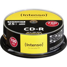 Zeige Details für INTENSO CD-R 80MIN/700MB 25er Spindel Printable Bild von INTENSO CD-R 80MIN/700MB 25er Spindel Printable