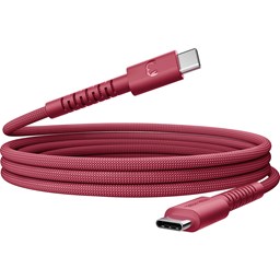 Show details for Fresh'N Rebel USB-C to USB-C 2m Berry Red Picture of Fresh'N Rebel USB-C to USB-C 2m Berry Red