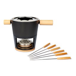 Zeige Details für Stöckli Fleischfonduegarnitur Titlis little 8-teilig, schwarz/braun Bild von Stöckli Fleischfonduegarnitur Titlis little 8-teilig, schwarz/braun