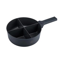 Show details for 4Fondue Fonduecaquelon schwarz 25cm   Picture of 4Fondue Fonduecaquelon schwarz 25cm