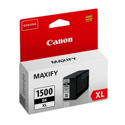 Show details for Canon Tintenpatrone PGI-1500BK XL schwarz, 34.7ml Picture of Canon Tintenpatrone PGI-1500BK XL schwarz, 34.7ml