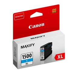 Show details for Canon Tintenpatrone PGI-1500C XL cyan, 12 ml Picture of Canon Tintenpatrone PGI-1500C XL cyan, 12 ml