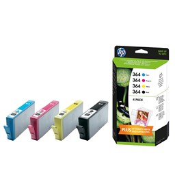 Show details for HP Tintenpatrone Multipack 364 CMYBK, 3 x 300 Seiten, 1 x 250 Seiten Picture of HP Tintenpatrone Multipack 364 CMYBK, 3 x 300 Seiten, 1 x 250 Seiten
