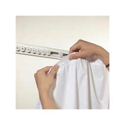 Zeige Details für Spirella Duschvorhangstange Surprise white 125-210 Bild von Spirella Duschvorhangstange Surprise white 125-210