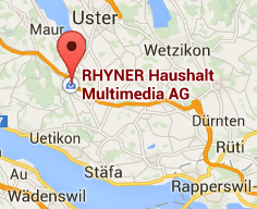 RHYNER Haushalt Multimedia AG - so finden Sie uns (Karte mit Routenplaner) RHYNER Karte