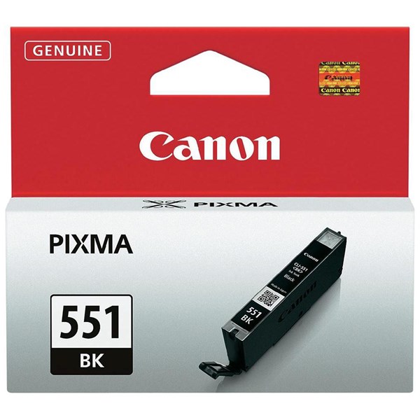 Bild von Canon Tintenpatrone CLI-551BK schwarz, Füllmenge 7ml
