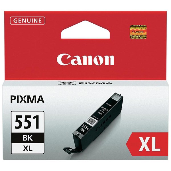 Bild von Canon Tintenpatrone CLI-551XL schwarz, Füllmenge 11ml
