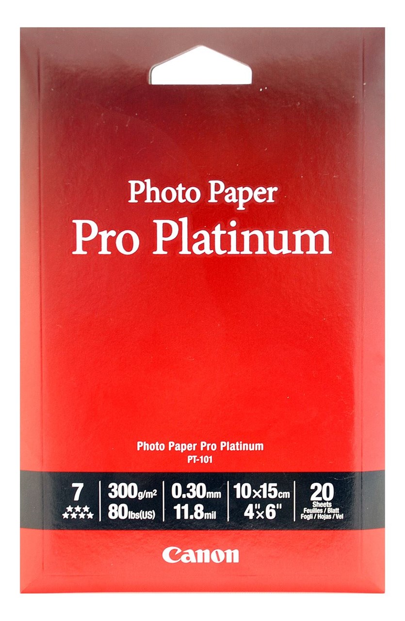 Picture of Canon Fotopapier PT-101 Pro Platinum, 10 x 15cm