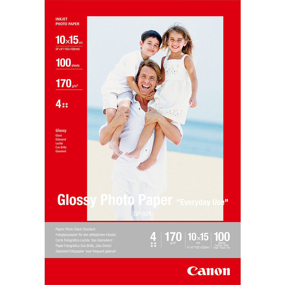 Picture of Canon Fotopapier GP501 Glossy, 10x15cm