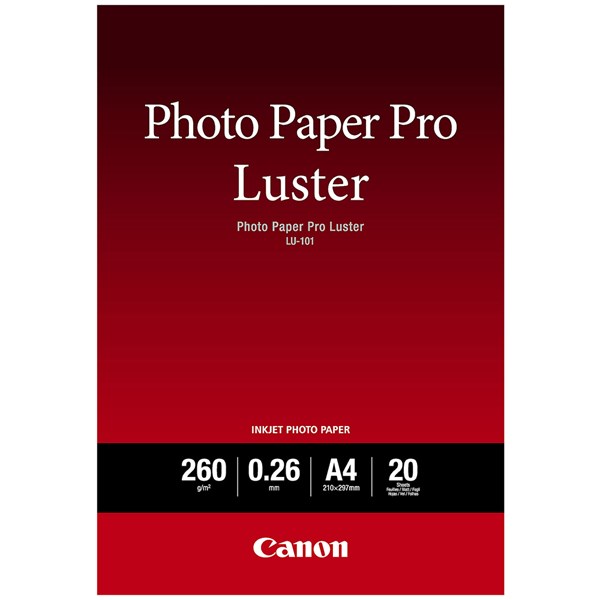 Picture of Canon Fotopapier Pro Luster LU101, Glossy, A4