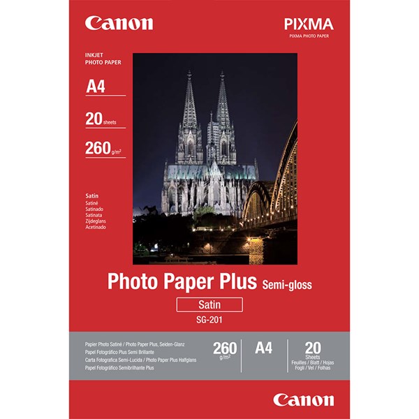 Picture of Canon Fotopapier SG201, semi-glossy, A4