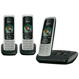 Bild von Gigaset C430A Trio Analog Festnetztelefon  mit Anrufbeantworter