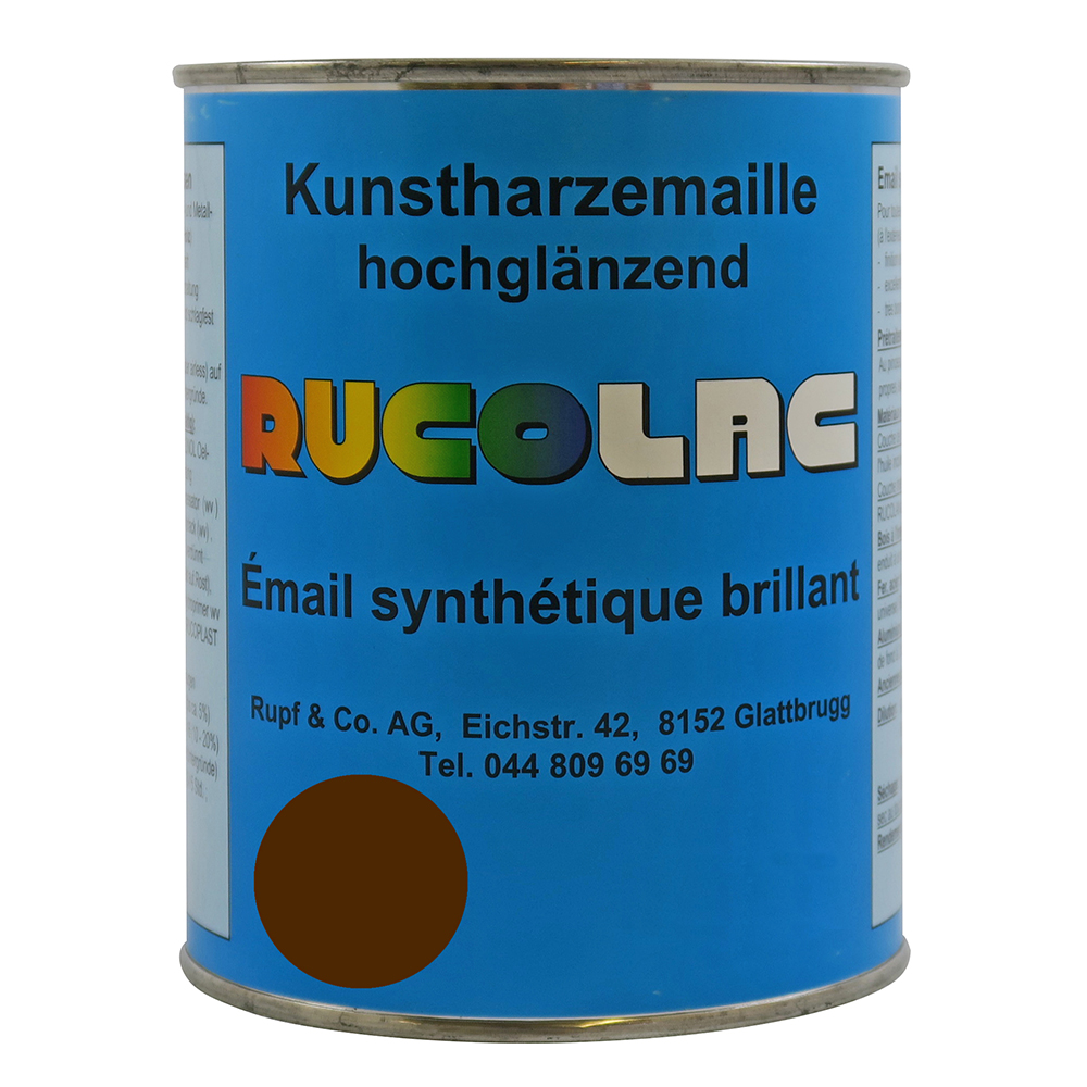 Picture of Ruco Rucolac Kunstharzemaille RAL8011 Nussbraun 125ml