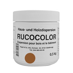 Bild von Ruco Rucocolor Haus- und Holzdispersion RAL8001 Ockerbraun 0,5kg