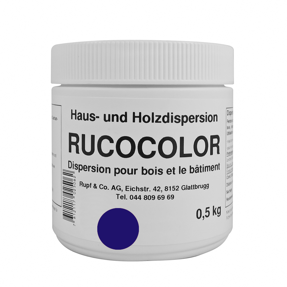 Picture of Ruco Rucocolor Haus- und Holzdispersion RAL5002 Ultramarinblau 0,5kg