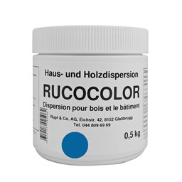 Bild von Ruco Rucocolor Haus- und Holzdispersion RAL5015 Himmelblau 0,5kg