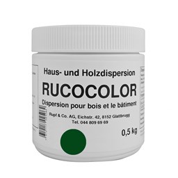 Bild von Ruco Rucocolor Haus- und Holzdispersion RAL6002 Laubgrün 0,5kg