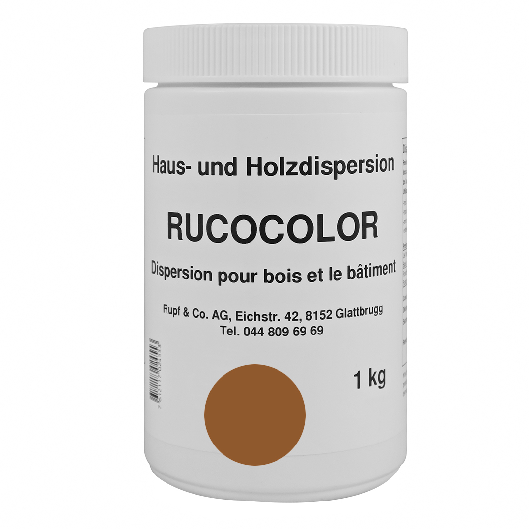Picture of Ruco Rucocolor Haus- und Holzdispersion RAL8001 Ockerbraun 1kg