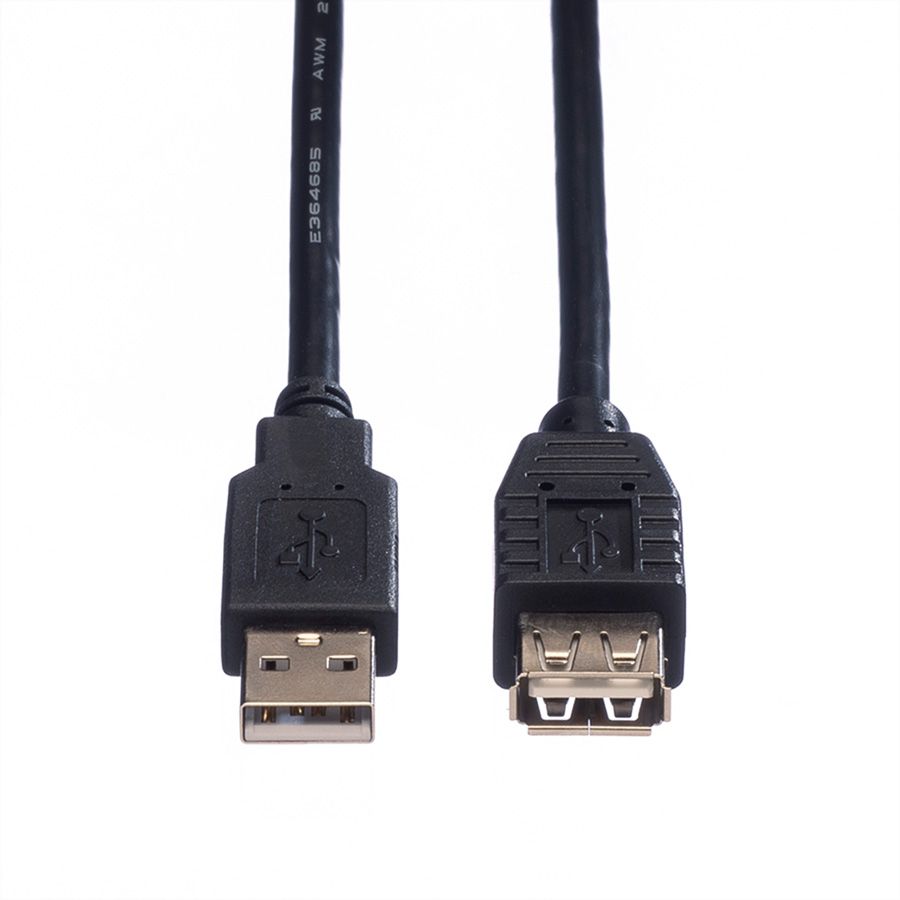 Picture of Blank USB 2.0 Verlängerung 0.8m, A-A