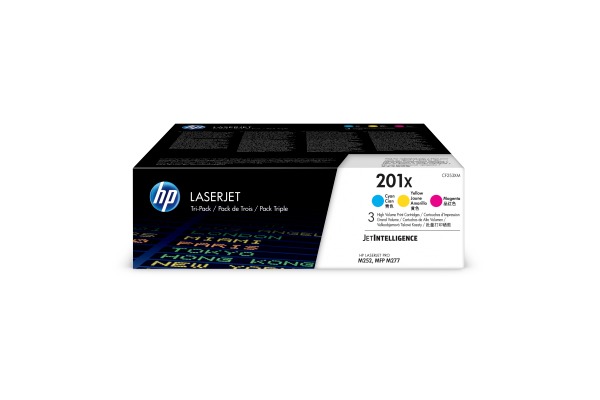 Picture of HP Toner Tri-Pack 201X , CF403X, CMY, 2300 Seiten