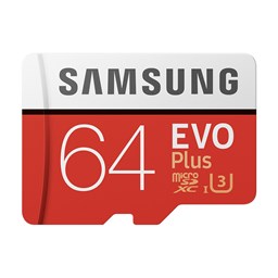 Bild von Samsung Micro-SDHC Card Evo Plus 64GB, inkl. Adapter