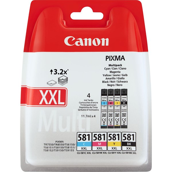 Picture of Canon CLI-581XXL CMYBK Multipack