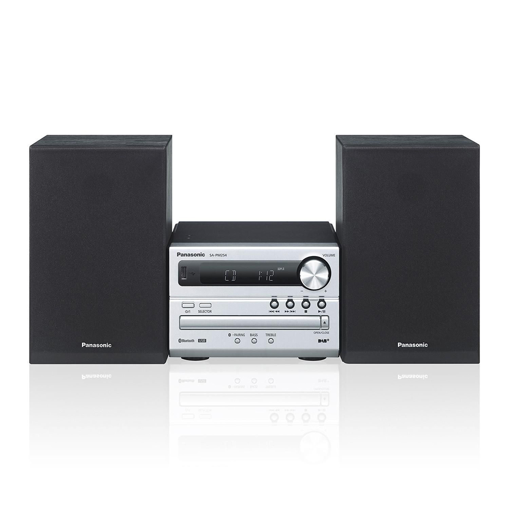 Picture of Panasonic SC-PM254 Silber, Bluetooth, CD, DAB+