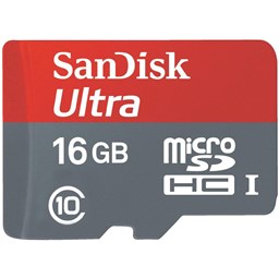 Bild von SanDisk Ultra micro-SDHC/UHS-I 16 GB Speicherkarte