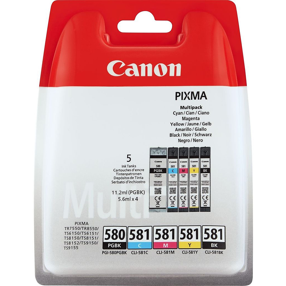 Picture of Canon Tintenpatronen PGI-580/CLI-581 farbig Multipack