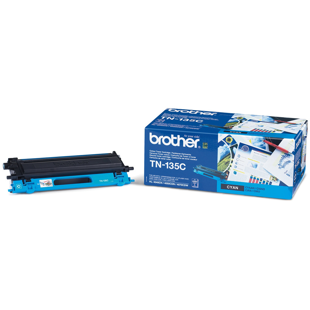 Picture of Brother Toner TN-135C, Cyan, 4000 Seiten