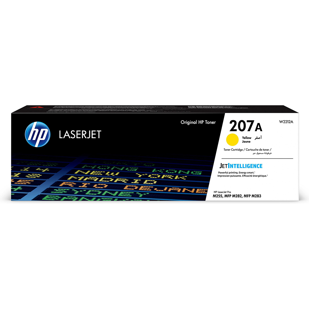 Picture of HP Toner 207A, W2212A, Yellow, 1250 Seiten 