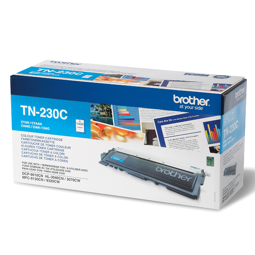 Picture of Brother Toner TN-230C, Cyan, 1400 Seiten