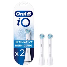Bild von Oral-B Ersatz-Aufsteckbürsten iO Ultimative Reinigung 2-er Packung weiss