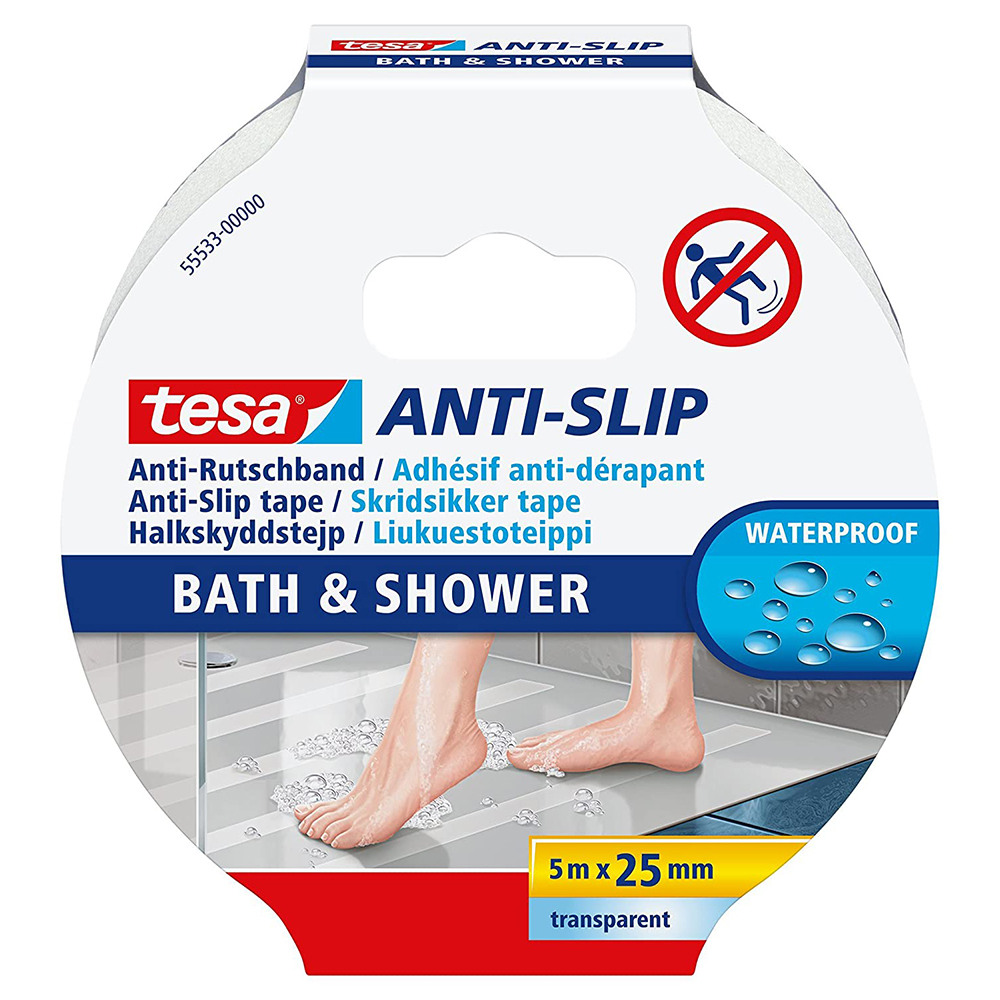 Picture of Tesa Anti-Rutschband Bath&Shower transparent 5mx25mm