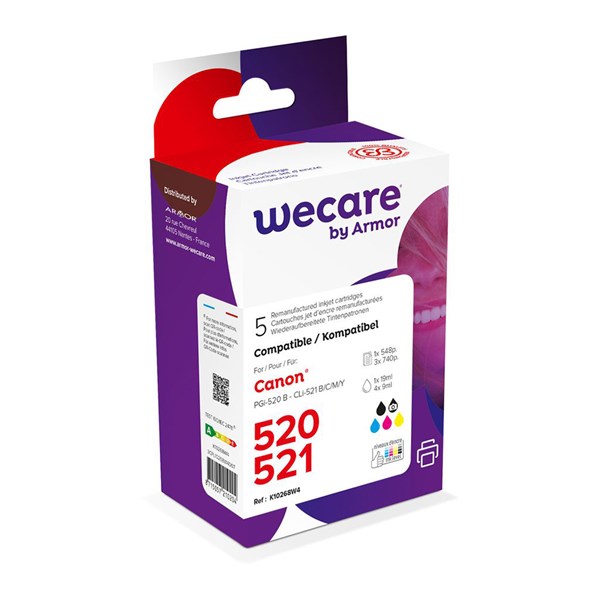 Picture of WECARE Canon 520/521 Multipack