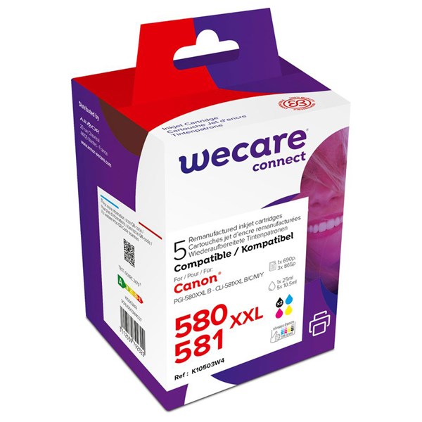Picture of WECARE Canon 580/581XXL  Multipack