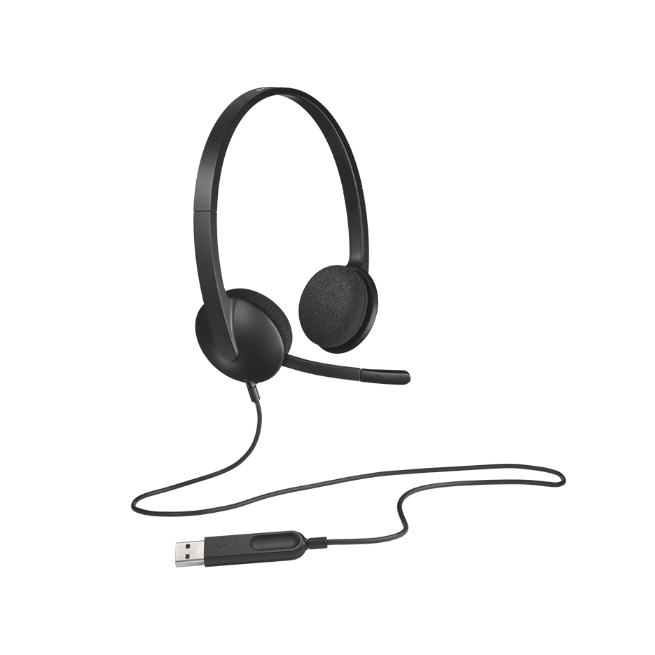 Picture of Logitech USB-Stereo-Headset H340