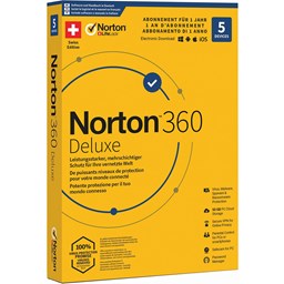 Bild von Norton 360 Deluxe 1 User 5 PC