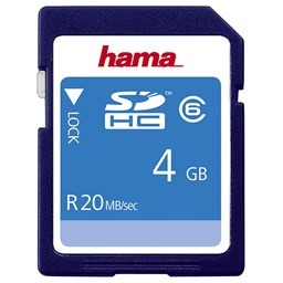 Bild von Hama SDHC 4 GB Speicherkarte