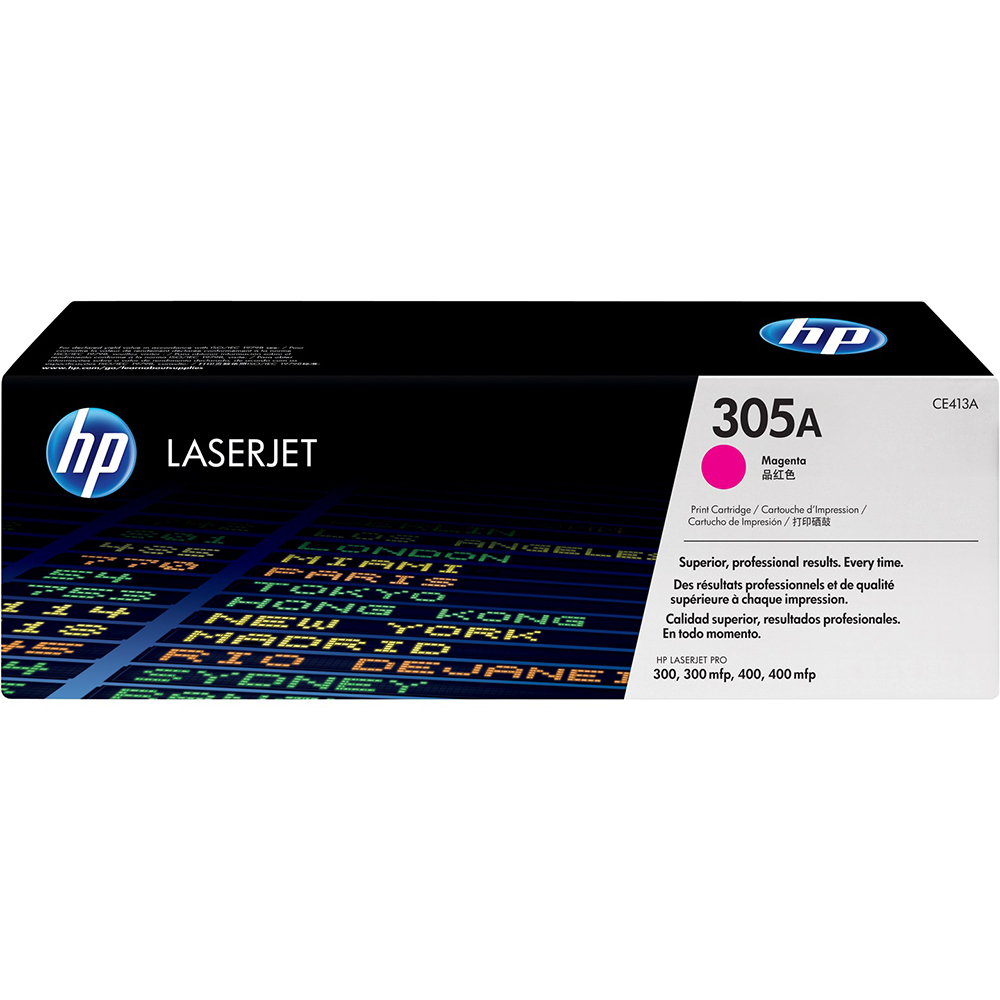 Picture of HP Toner 305A, CE413A, Magenta, 2600 Seiten 