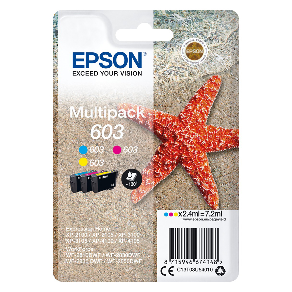 Picture of Epson 603 Tintenpatrone Multipack CMY