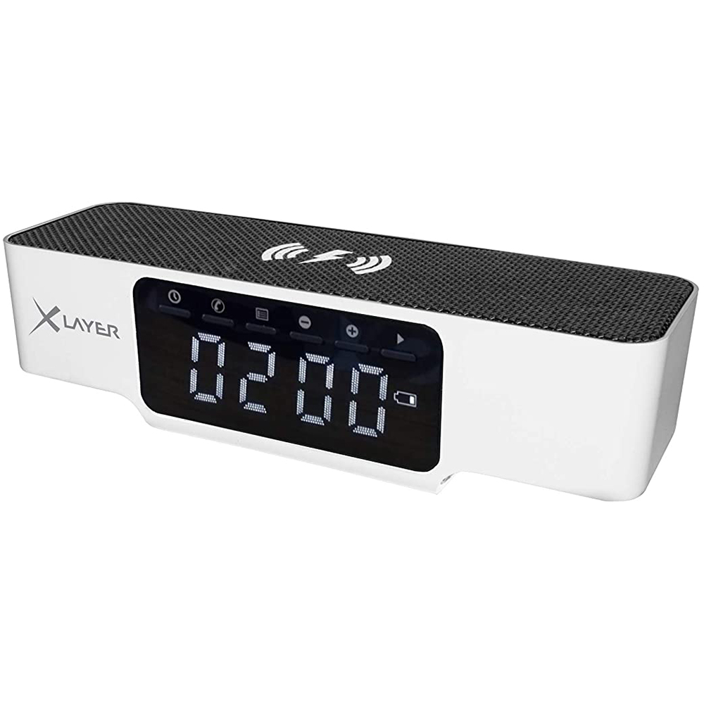 Picture of Xlayer Wireless Charging Alarm Clock, weiss