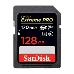 Bild von SanDisk Extreme Pro SDXC 128 GB Speicherkarte, 170MB/s