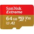 Bild von SanDisk Extreme micro-SDXC/UHS-I 64 GB Speicherkarte