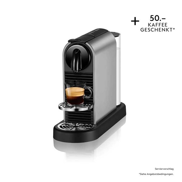 Bild von Nespresso Kaffeemaschine Citiz Platinum D EN220 Titan