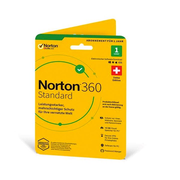 Picture of Norton 360 Standard 1 User 1 PC