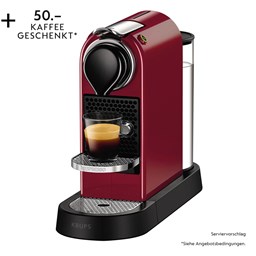 Bild von Nespresso Kaffeemaschine Citiz XN7405 rot