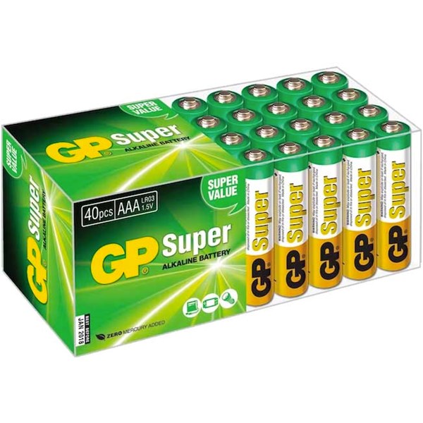 Bild von GP Batteries Super Alkaline AAA Multipack