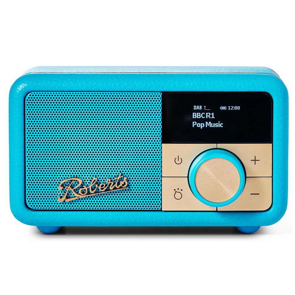 Picture of Roberts Revival Petite DAB+ Radio, electric blue